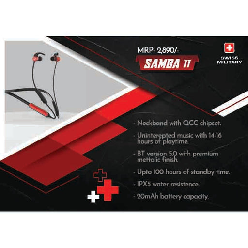 SWISS MILITARY - NECKBAND - SAMBA 11