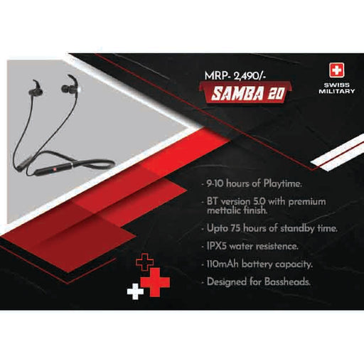 SWISS MILITARY - NECKBAND - SAMBA 20