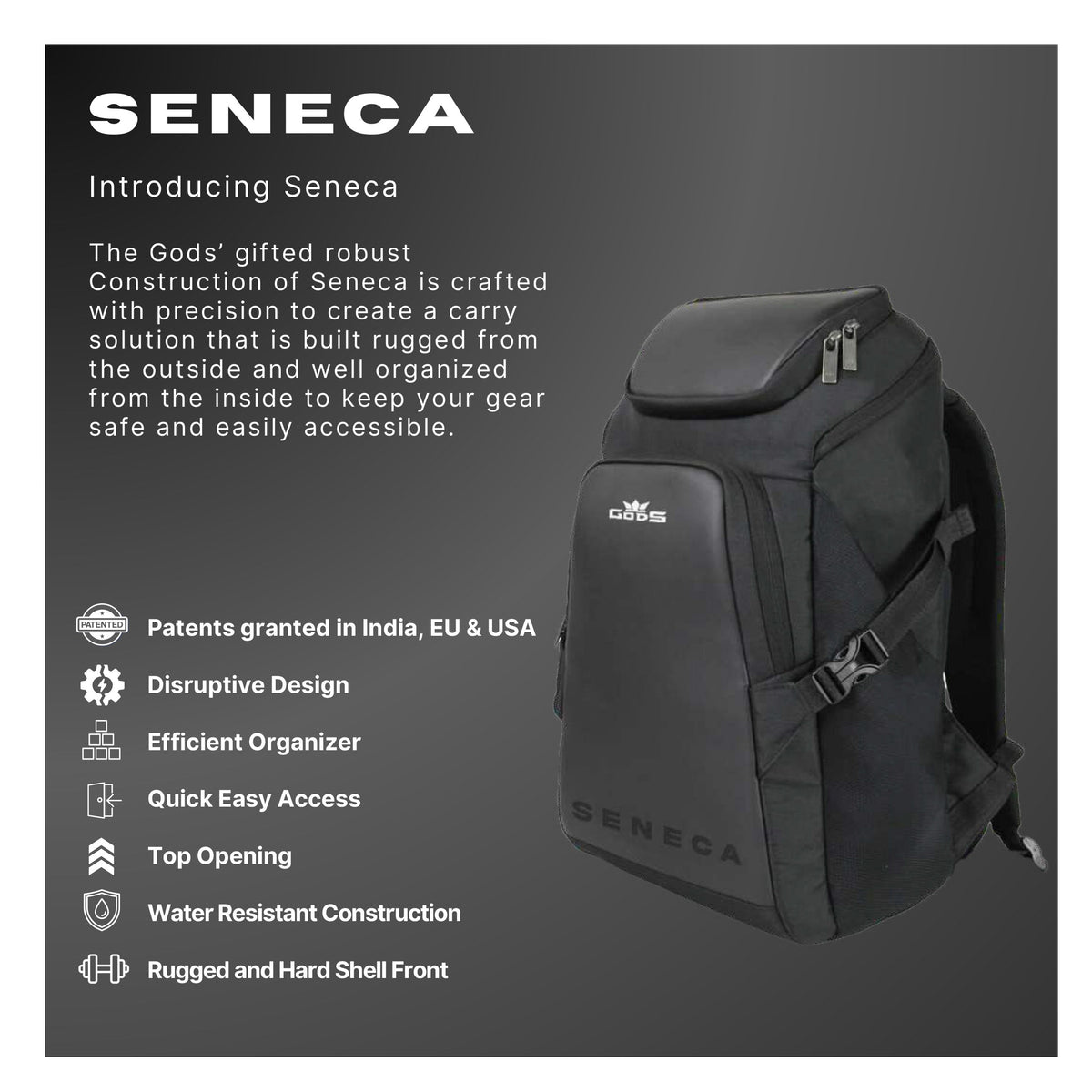 GODS - Seneca Laptop Backpack