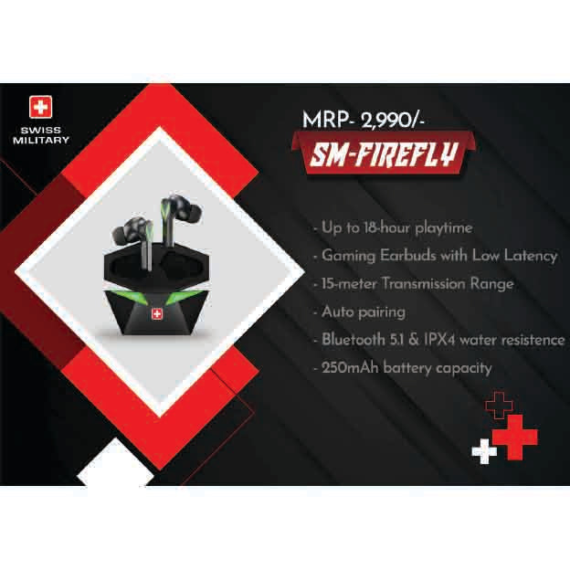 SWISS MILITARY - HEADPHONE & TWS - SM-FIREFLY
