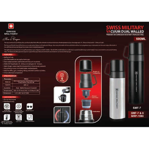 SWISS MILITARY - VACUUM FLASK - SMF7