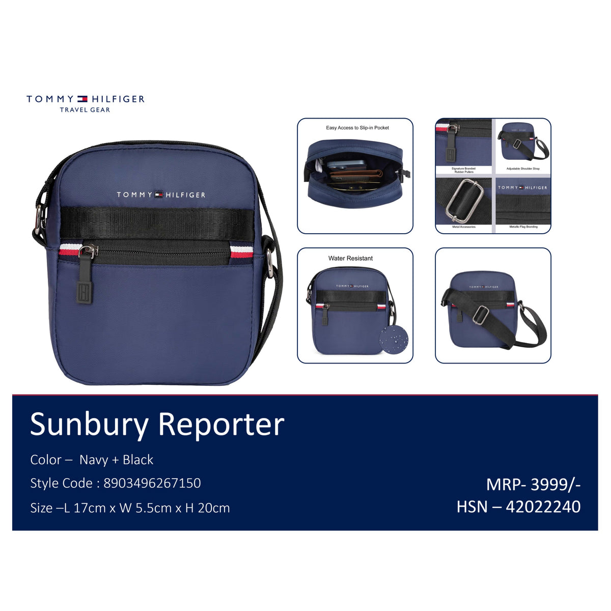 Tommy Hilfiger - Sunbury Reporter Bag