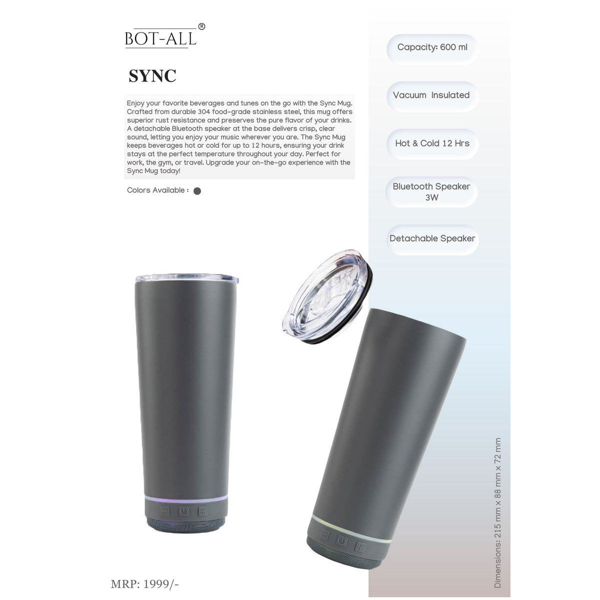 Bot-All - Sync Vacuum Bottle