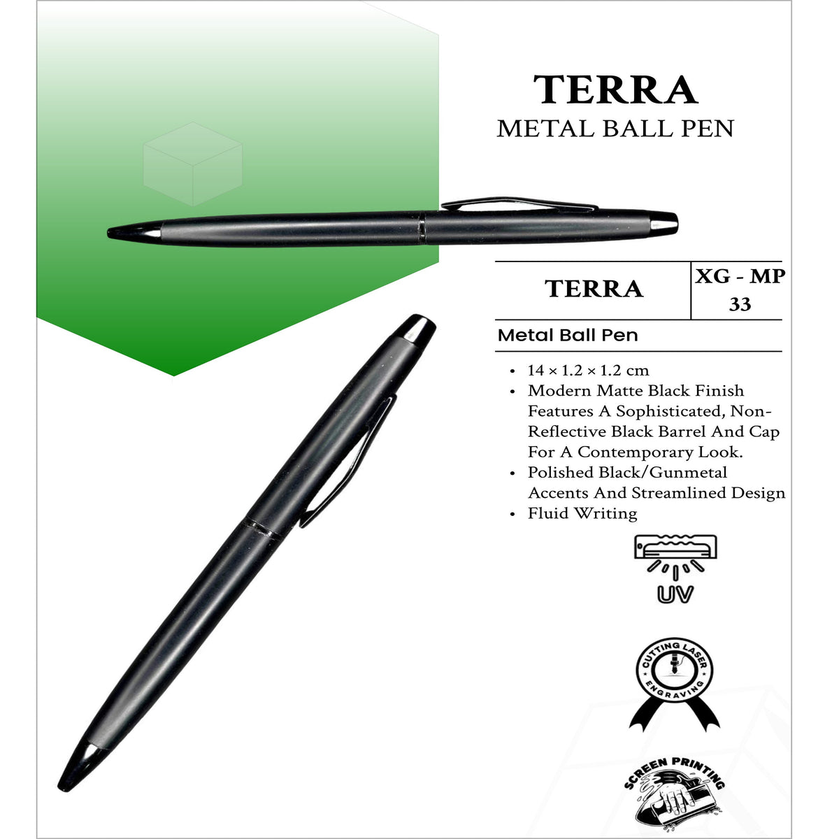 Terra Metal Ball Pen - XG - MP33