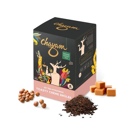 CHAYAM - TOASTY CREME BRULEE - TEA BAG