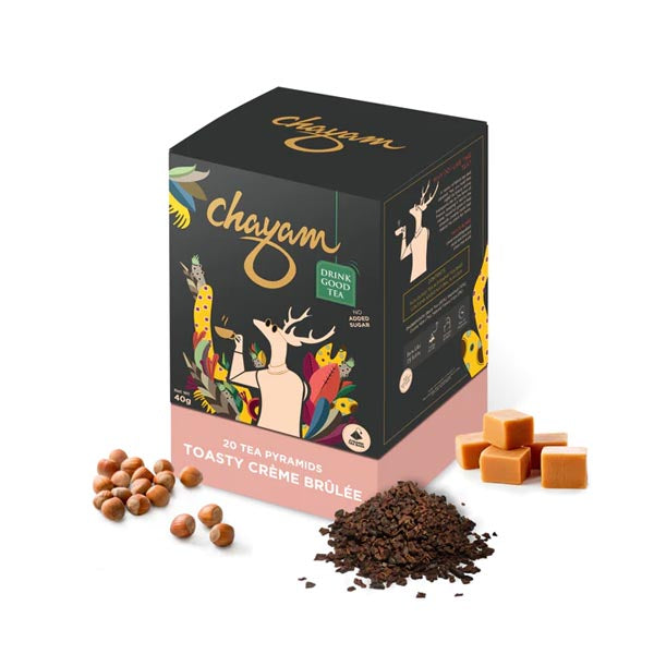 CHAYAM - TOASTY CREME BRULEE - TEA BAG