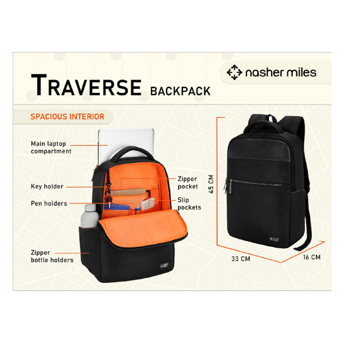 Nasher Miles - Traverse Backpack