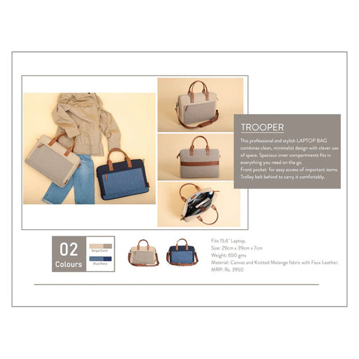 OBLIQUE - TROOPER - LAPTOP BAG