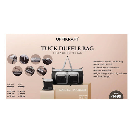 OFFIKRAFT- TUCK DUFFEL BAG