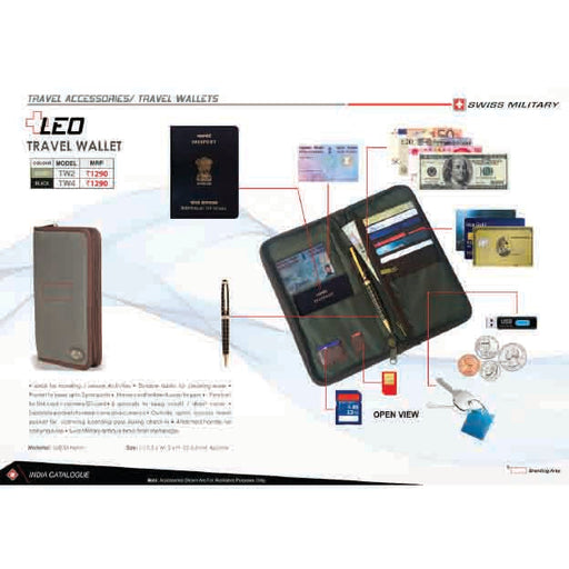 SWISS MILITARY - TRAVEL WALLET -TW2 &TW4