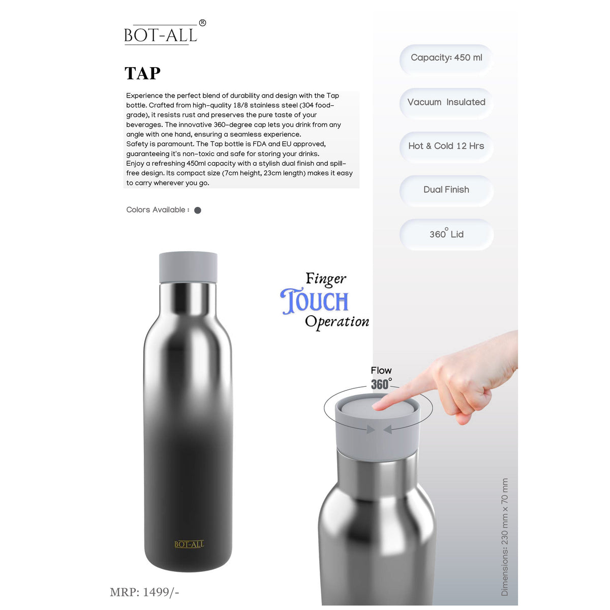 Bot-All - Tap Vacuum Bottle