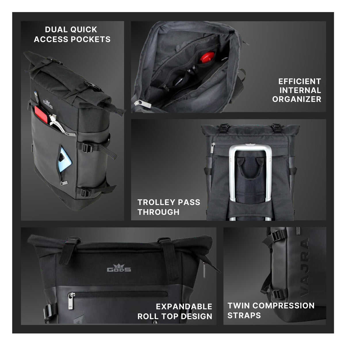 GODS - Vajra Laptop Backpack