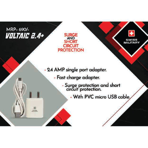 SWISS MILITARY - POWER ADAPTER - VOLTAIC 2.4