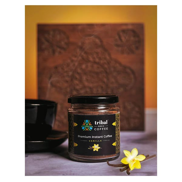 TRIBAL BREW COFEE  -  Vanilla Instant Coffee