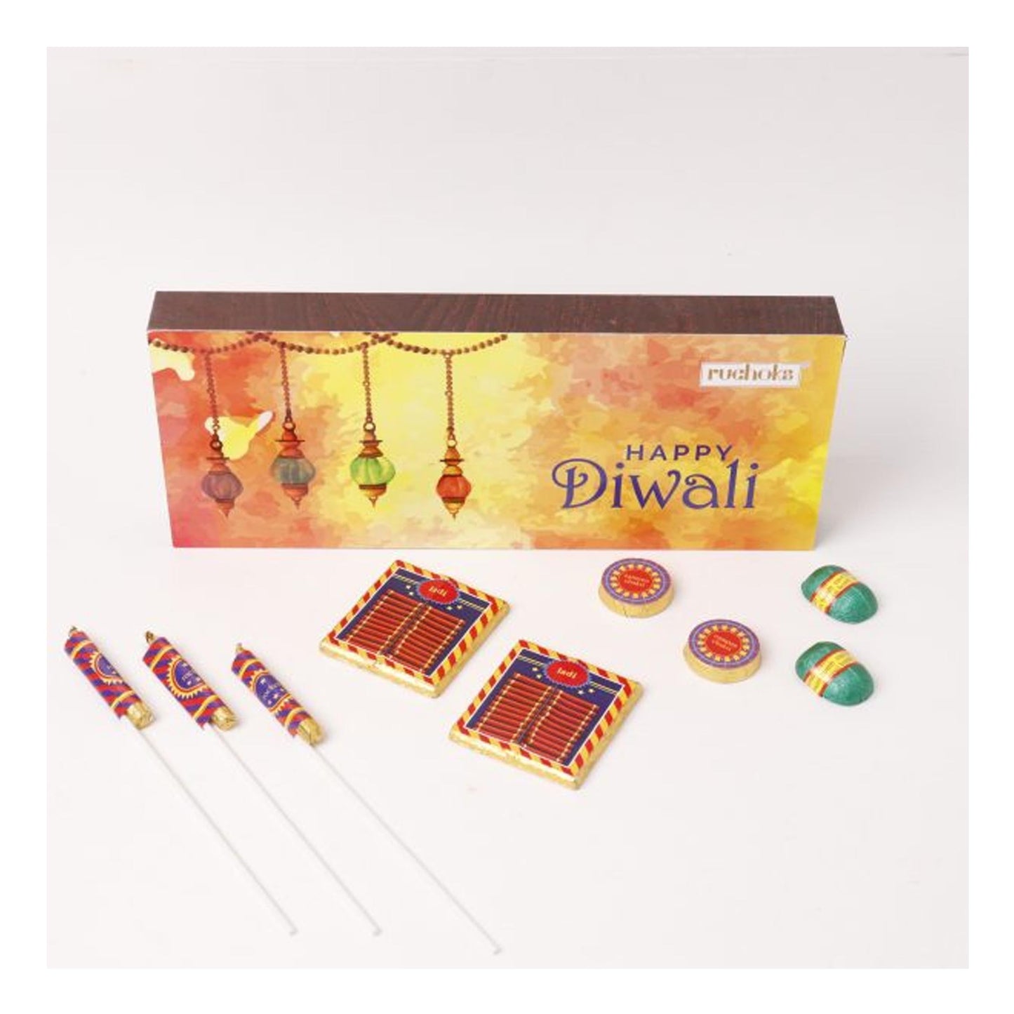 RUCHOKS - W2 – Diwali Cracker Wooden Box