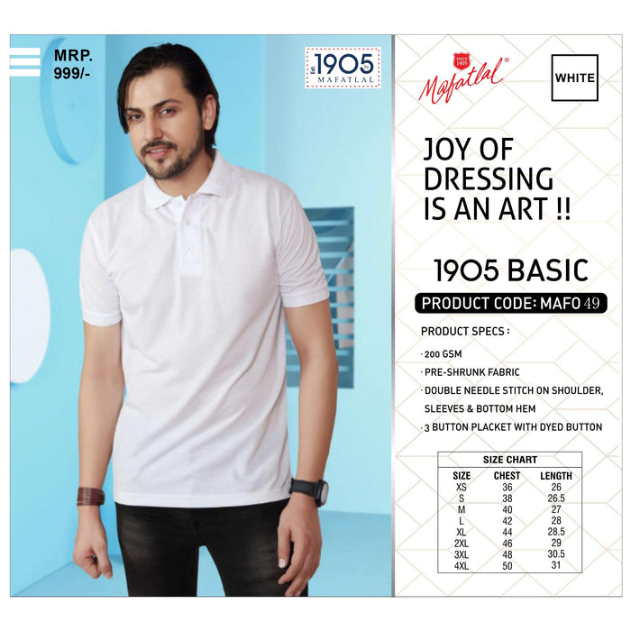 MAFATLAL - POLO-T-SHIRT-PLAIN