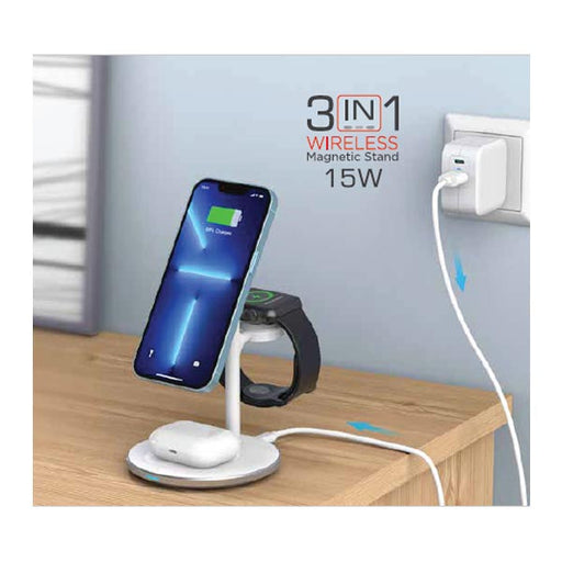 NEO PACK -  3 IN 1 WIRELESS MOBILE CHARGER