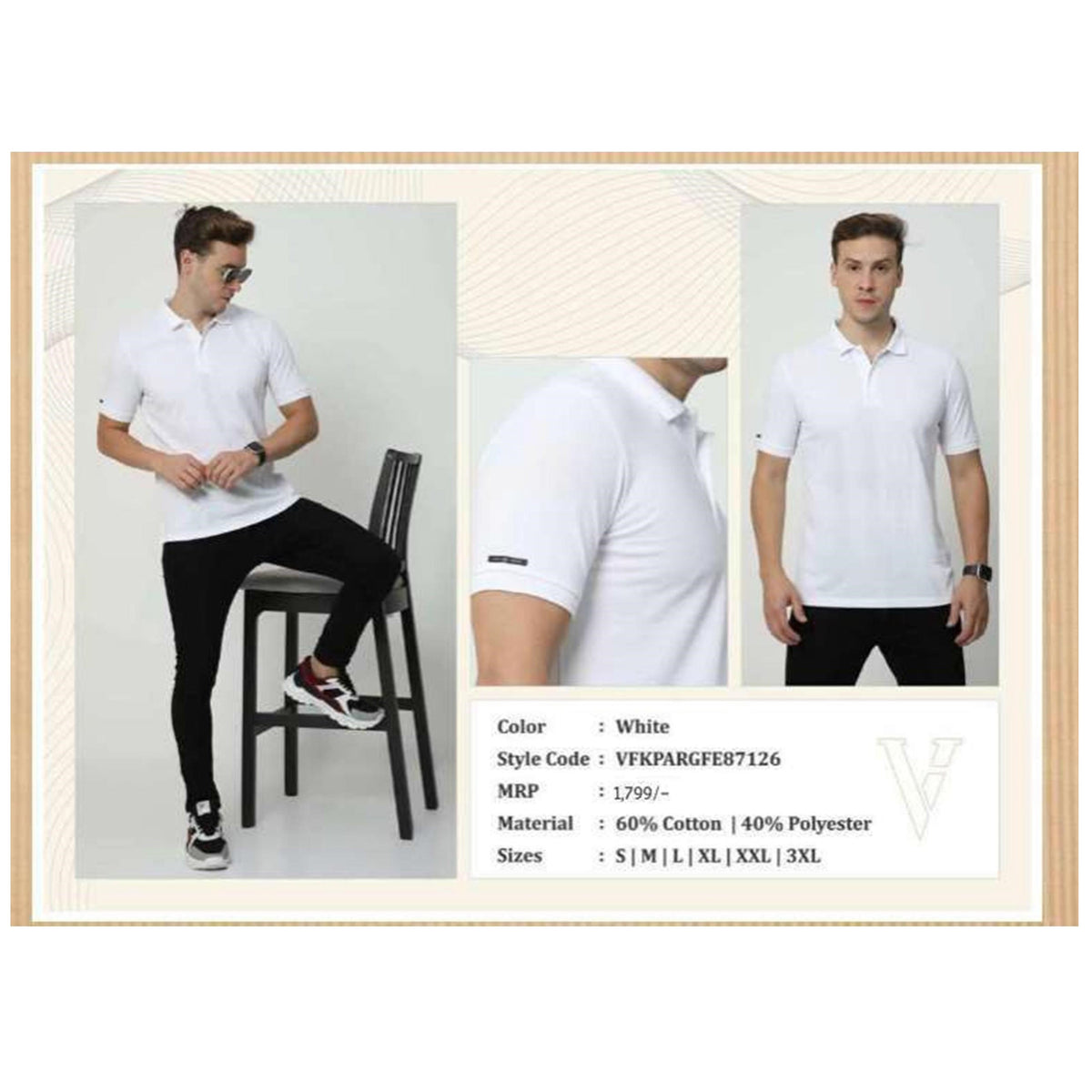 Van Heusen - PolyCotton Polo T-Shirt
