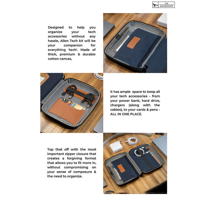 ALLEN TECH ORGANIZER - VEGAN LEATHER