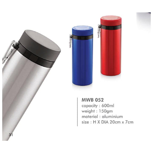 Aluminium Water Bottle - MWB 052 - 600ml