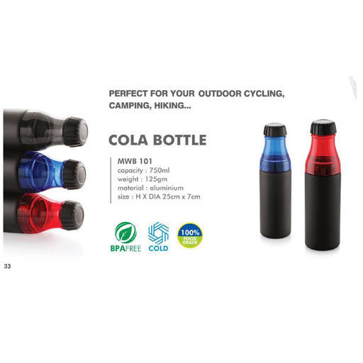 Aluminium Water Bottle - MWB 101 - 750ml