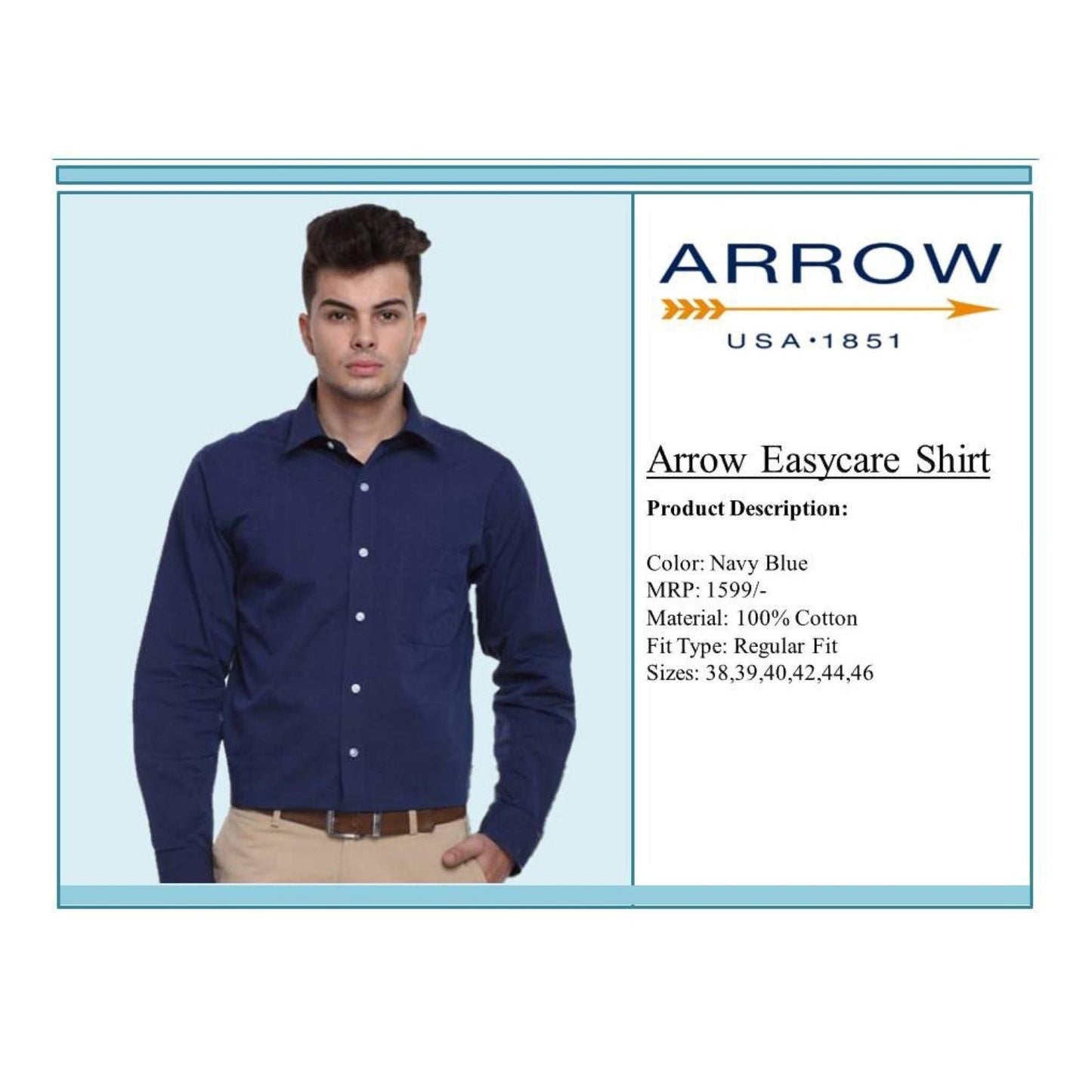 Arrow Easy Care Formal Shirt