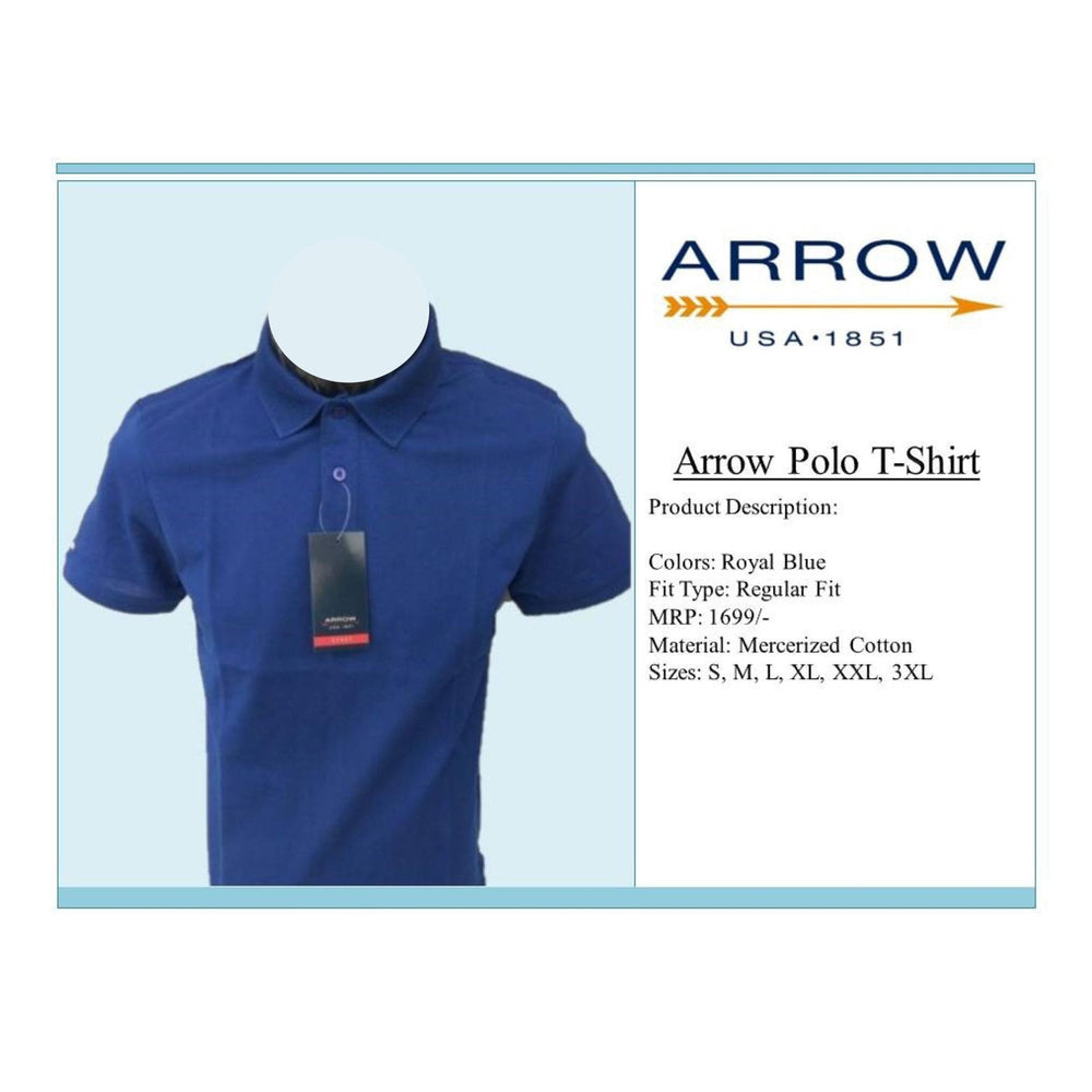 Arrow Polo T Shirt Mercerized