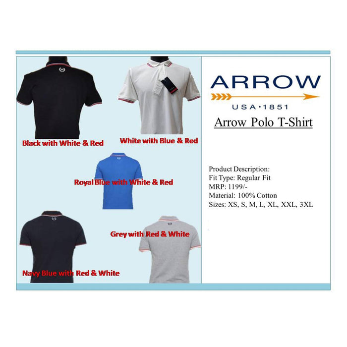 Arrow Polo T Shirt with Tipping