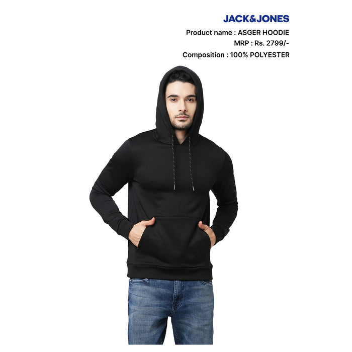 JACK & JONES - AGSER HOODIE (WITHOUT ZIP)