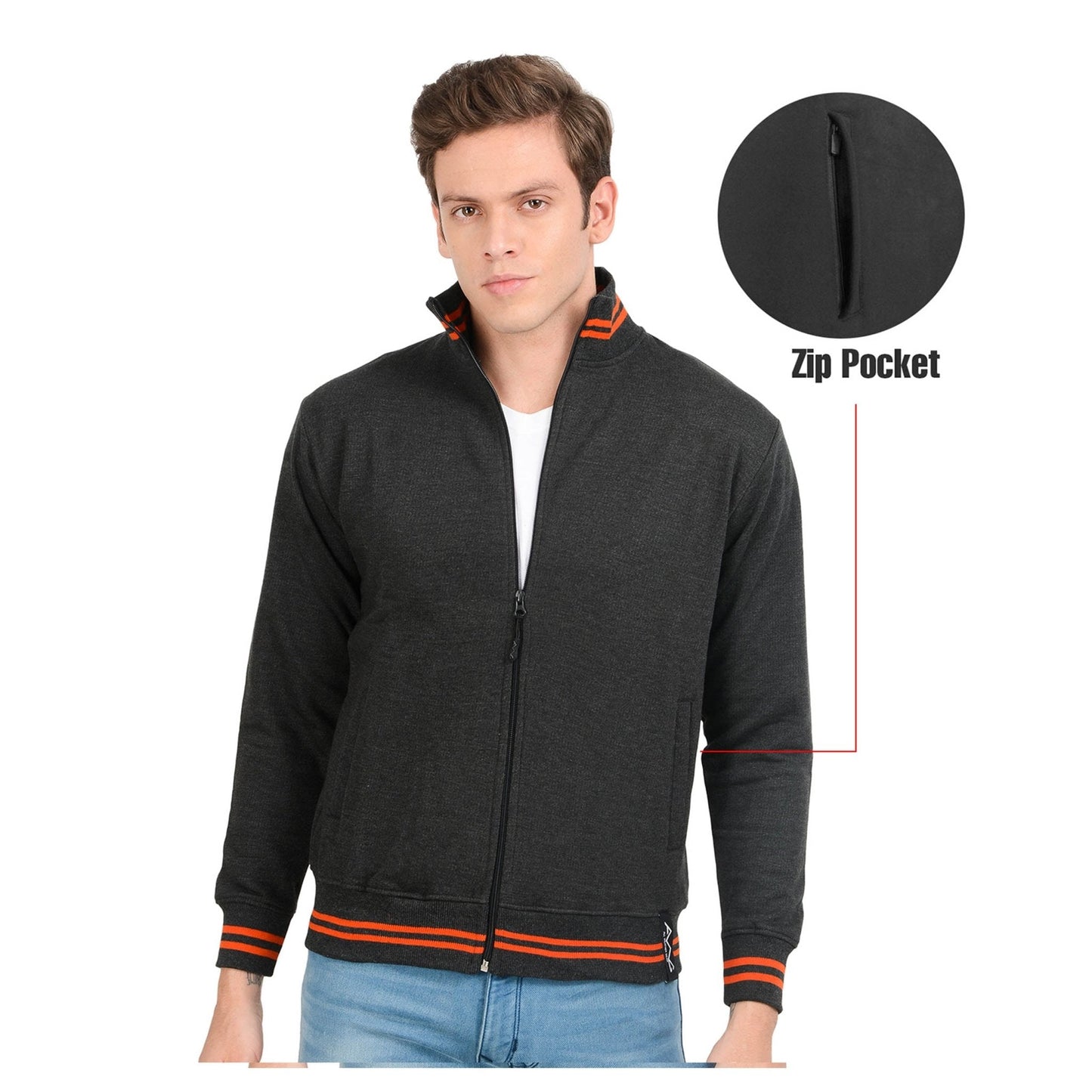 AWG - HIGH NECK (POCKET - WITH ZIP)