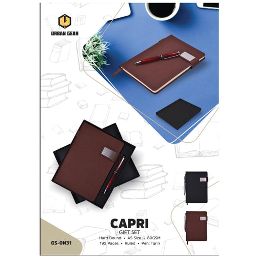 Capri Stationary Gift Set - Book + Pen - GS-ON31