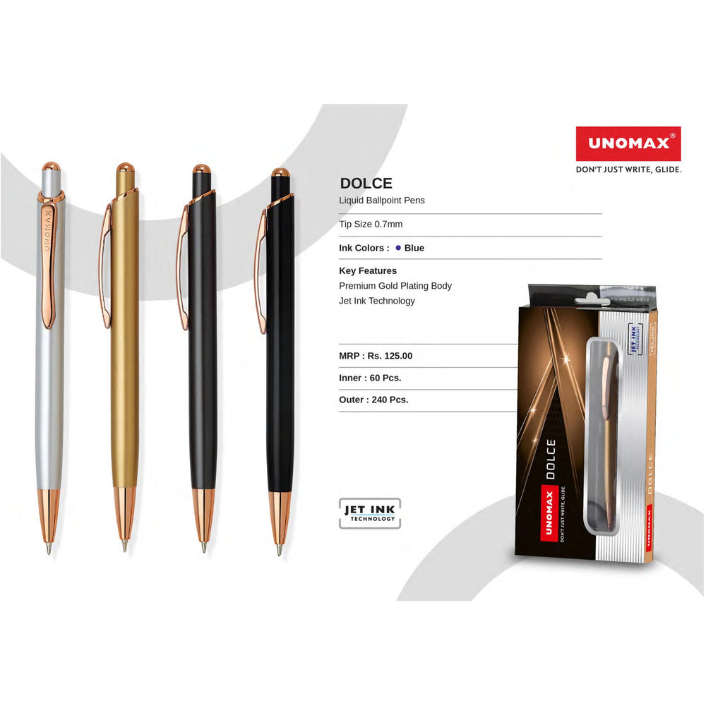 Unomax Dolace Liquid Ball Pens
