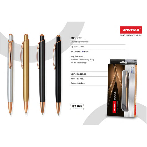 Unomax Dolace Liquid Ball Pens