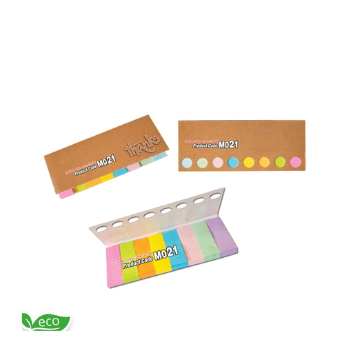 Eco-Friendly 8 Colours Sticky Note Pad