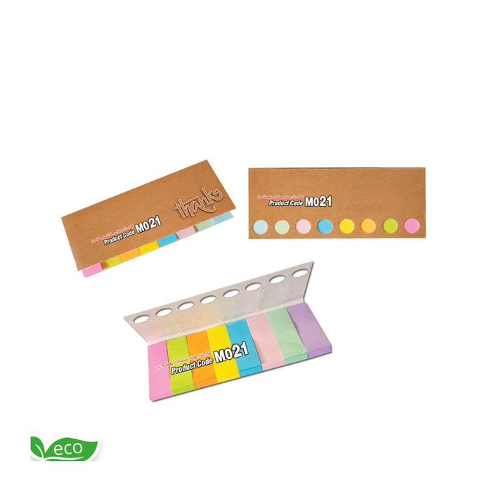 Eco-Friendly 8 Colours Sticky Note Pad
