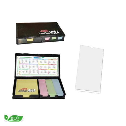 Eco-Friendly Folder With Sticky Note Pad