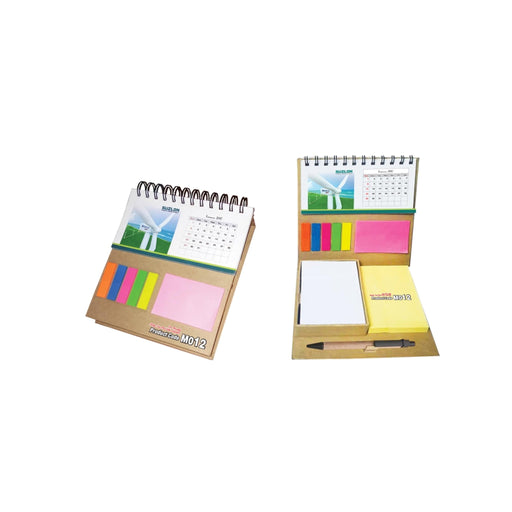 Eco-Friendly Sticky Note Pad With Calendar