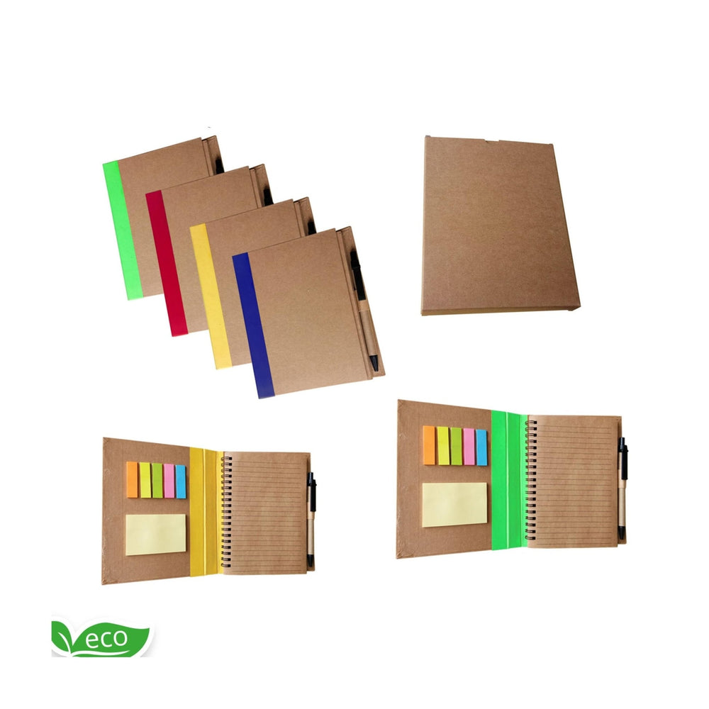 Eco-Friendly Wiro Note Pad With Sticky Note WITH PEN