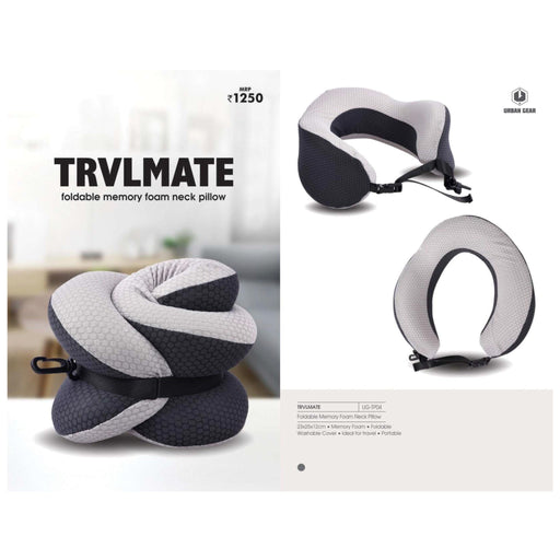 Foldable Memory Foam Travel Neck Pillow UG-TP04