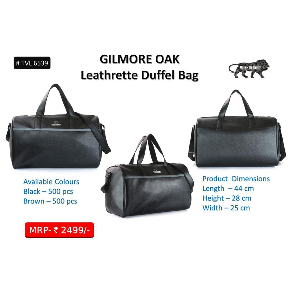 Gilmore Oak Leathrette Duffle Bag - TVL 6539