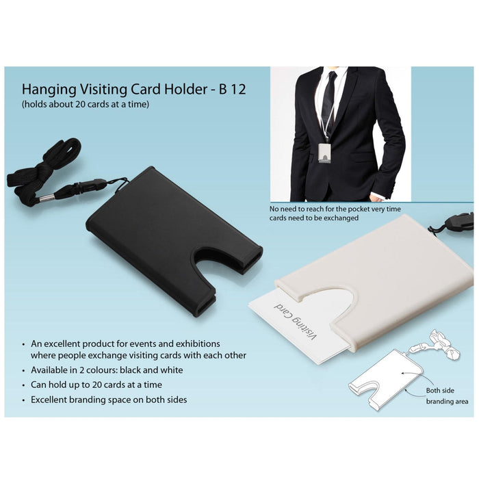 Hanging Visiting Card Holder - B 12