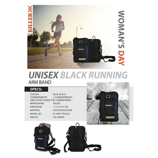 KillerX Black Running Arm Band