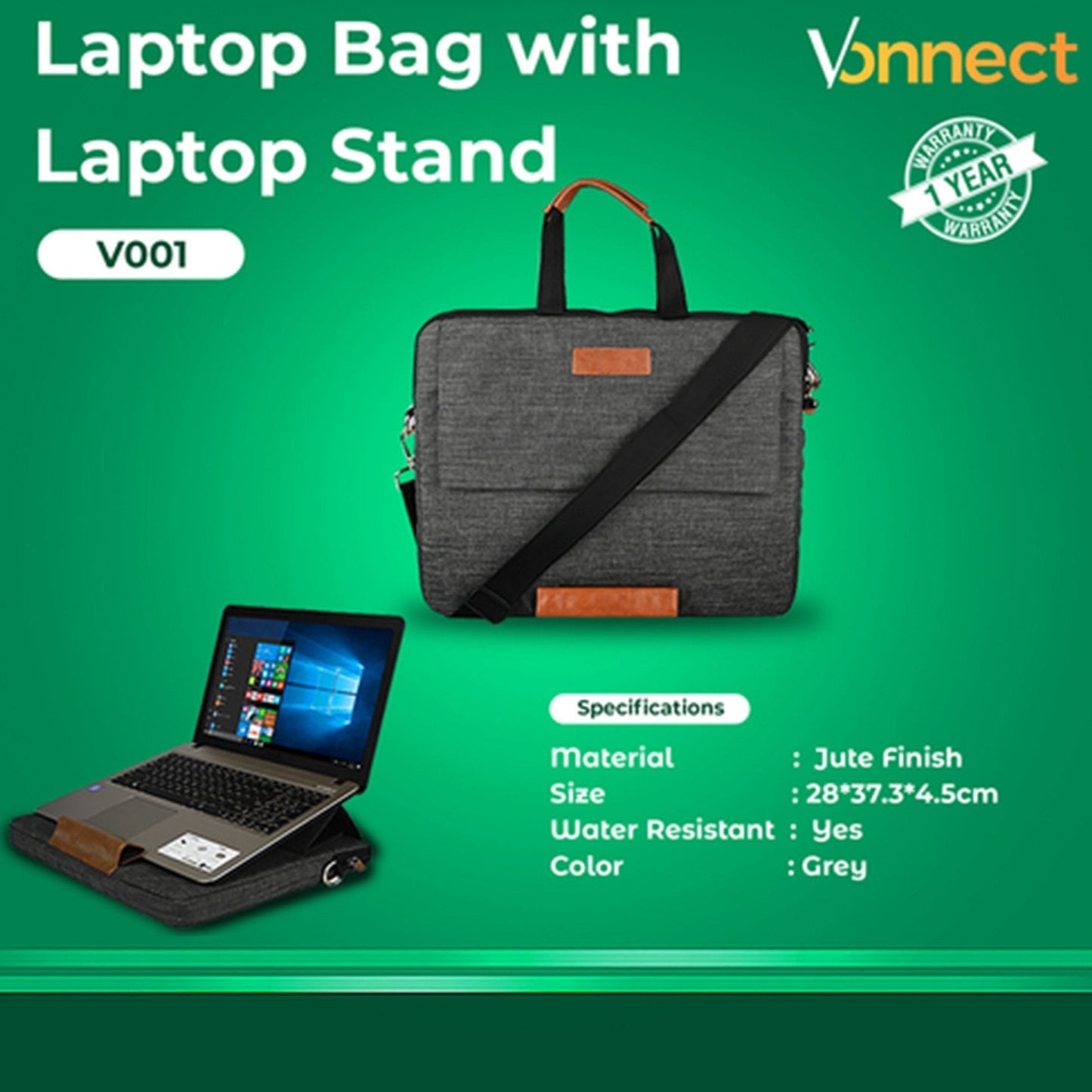 Laptop Bag with Laptop Stand - V001