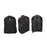 Laptop PU Bag pack Black with Red zip