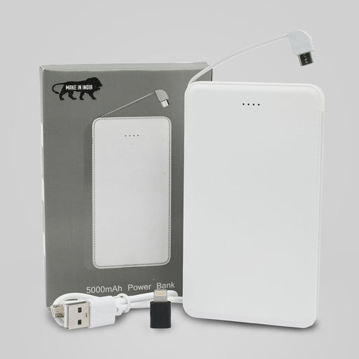 Leather finish 5000 mAh Power Bank