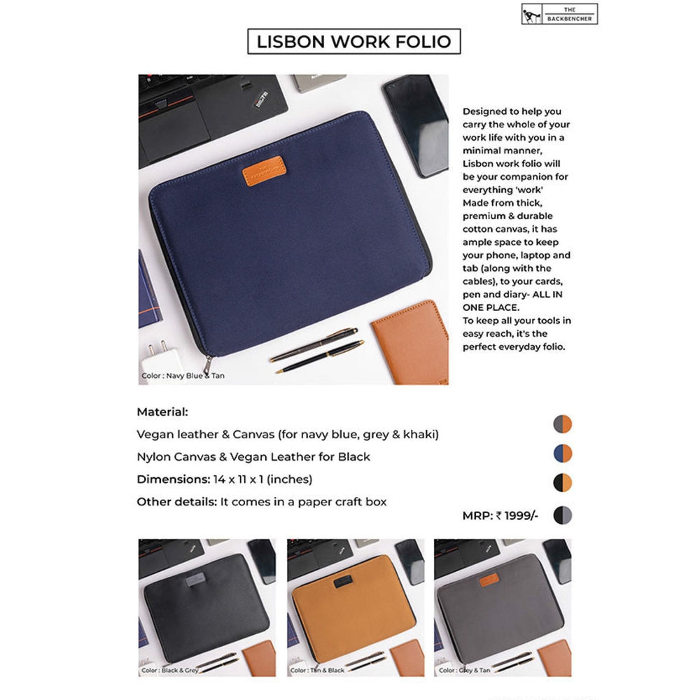 LISBON WORK FOLIO - Laptop Sleeves