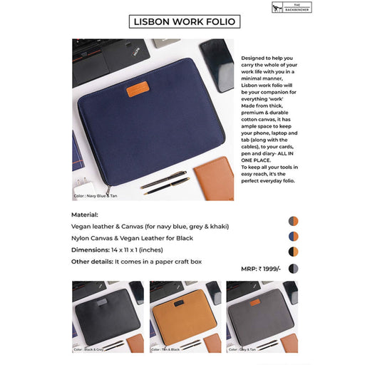 LISBON WORK FOLIO - Laptop Sleeves