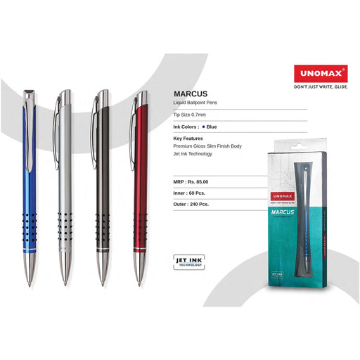 Unomax Marcus Liquid Ball Pens