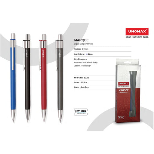 Unomax Marquee Liquid Ball Pens