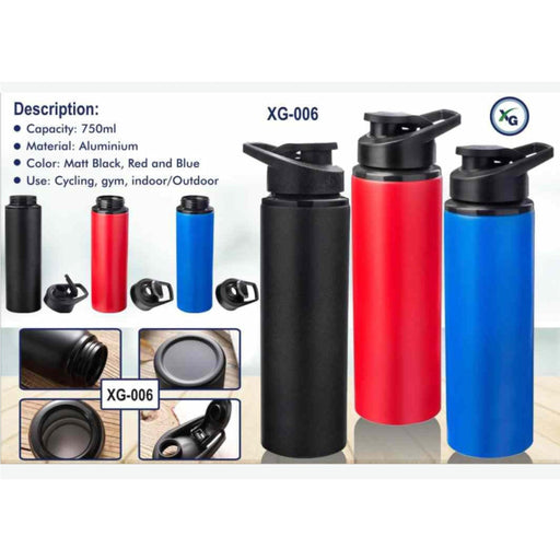 METAL WATER BOT SPORTS SIPPER - XG - 006
